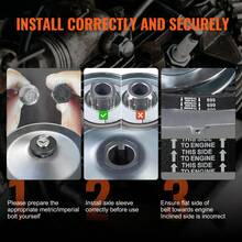 Embrague de transmisión de 2000 RPM Embrague duradero con motor de 2 a 8 HP y correa de goma - 10 toneladas - Ver 6