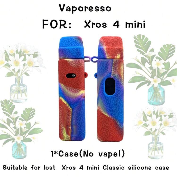 1 件高品质硅胶保护套适用于 Vaporesso Xros 4 Mini，全边缘保护硅胶保护套防摔防汗防滑，多种颜色可选 - 彩色 - 查看 10