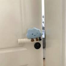 云朵造型门把手套，防静电、防碰撞、防污，轻按静音，可爱家居装饰，适用于卧室、客厅、阳台、浴室、书房