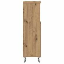 vidaXL Badschrank Artisan-Eiche 30x30x100 cm Holzwerkstoff