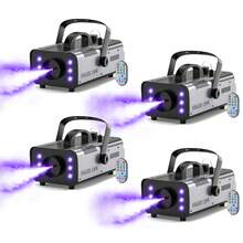 U'King 1200W Fog Machine Smoke Haze Generator, RGB LED Lights & Remote Control For Stage DJ Party Halloween - 英規插(220-240V) - 查看 13