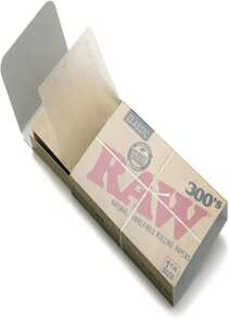RAW 300 Classic 125 1 1_4 Size Rolling Papers, 300 Count (Pack Of 1) - 白色 - 查看 5