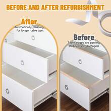 1 Miếng dán viền trần nhà tự dính 10M/393,7in cho cửa tủ, rộng 2cm/0,787in dùng để viền đồ nội thất và trang trí nhà cửa - Chất liệu PVC phong cách cổ điển - Nhiều màu - Xem 8