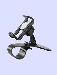 360° Rotating Car Phone Mount – Universal Clip-On Holder For Dashboard & AC Vent, Adjustable Grip, 1-Hand Operation – Fits All Smartphones, Car Navigation Clip-On Phone Holder