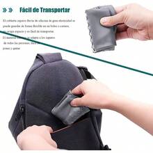 Cubre Zapatos Impermeable Lluvia para Hombre y Mujer, Cubierta para Calzado de Viaje Plegable, Antideslizante y Reutilizable, Exteriores Cubierta para Tenis, Funda para Botas de Lluvia - gris - Ver 5