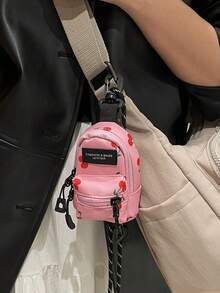 Coin Purse Mini Bag Pendant Bag Zebra Print Leopard Print Cow Print Cherry Daisy Backpack Pendant Backpack Pendant Bag For Women Wallet Mini Wallet Purse Wallet Wristlet Wallet Travel Wallet Coin Wallet - Multicolor - View 11