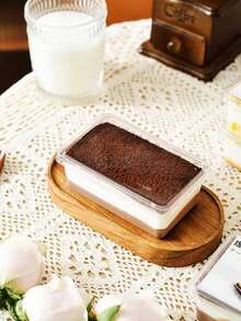 10pcs/20pcs Disposable Transparent Tiramisu Cake Box With Cover, One-Time Use Dessert, Baking, Mousse Cake, Soy Milk Stall Packaging Box - Transparent - View 6