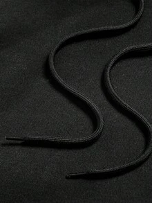 Plus Size Men's Casual Loose Fit Thermal Lined Sweatshirt, Boyfriend Style, Ins, Warm Winter Jacket