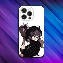 Custodia per telefono Shizuku H-Hunter Purple compatibile con 16, 15, 14, 13, 12, 11, Pro, Max, Plus, X, XS, SE4, E, Mini, custodia morbida nera compatibile con 17, 17 Pro, 17 Pro Max