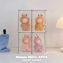 Collection Display Cabinet ,For Mini LABUBU4.0 Heart Code Series- Transparent, Dust-Proof, Suitable For Storing LABUBU4.0 Blind Box Series Dolls, Statue Collection Display Stand, Perfect Christmas Gift - Multicolor - View 16