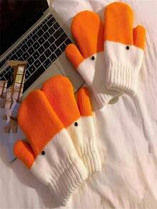 Winter Goose Gloves, Fun And Innovative Animal Gloves With Warm And Soft Lining, Cute Goose Gloves, Gift For Friends - Multicolor - View 5