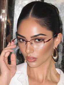 1 对紫色金属记忆钛合金镜框，适合游戏、阅读、电视和手机，配有透明镜片配件。 - A - 查看 3