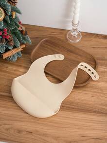 1pc Print On Demand Name Pattern Baby Silicone Bib Custom Baby Tableware Baby Adjustable Bibs Personalized Customization Baby Gifts