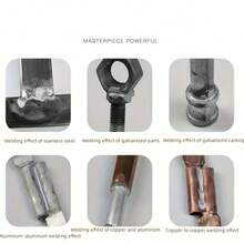 سلك لحام من الصلب المقاوم للصدأ، نوع جديد من سلك اللحام مناسب للنحاس والحديد والألومنيوم والصلب المقاوم للصدأ، مواد عالية الأداء وخالية من الرصاص "تتحد مع مسحوق الألومنيوم، أكثر ملاءمة للاستخدام" - لون عشوائي - مشاهدة 4