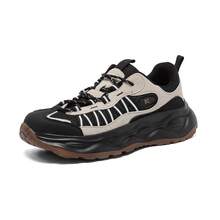 Retro Thick-Soled Outdoor Non-Slip Hiking Sneakers Women - L567 Beige Black - View 6
