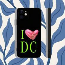 Funda de teléfono con diseño de Fontaines DC Romance compatible con modelos 16, 15, 14, 13, 12, 11, Pro, Max, Plus, X, XS, XR, SE, 8, 7, Mini, funda de silicona suave en color negro compatible con modelos 17, 17 Pro y 17 Pro Max - Z4 - Ver 2