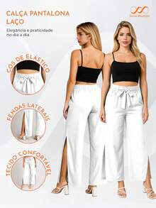 Swisz Women Pants - Blanco - Ver 3