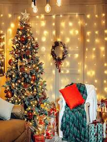 300/200/100 LED Lichterkette - USB betriebene vintage Fairy Vorhang Lichter, Wohnzimmer und Schlafzimmer Hängedekoration, Girlanden Lichter, Fernbedienung Beleuchtung, Mädchenzimmer, Schlafzimmerwand, Vitrine, Garten, Kupfermaterial