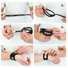 Muñequera para desgarros de TFCC, talla única ajustable para la mayoría. Para muñecas izquierda y derecha, soporte para esfuerzo de carga, banda de muñeca ajustable delgada para dolor, férula para lesiones deportivas, yoga, fijación suave de la ulna