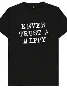 Never Trust A Hippy S Wos Kids T Shirt - Style5 - 查看 1