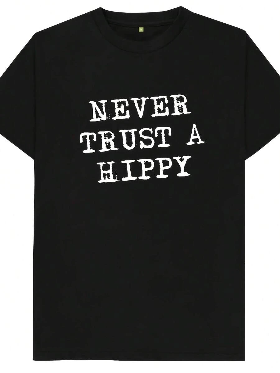 Never Trust A Hippy S Wos Kids T Shirt - Style5 - 查看 1