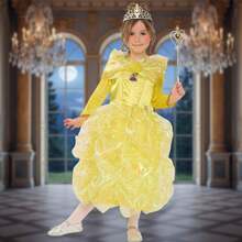Rubies Princess Costume Paradise Yellow For Girls, Elegant Children's Costume, Beautiful And Bright With Dream Details And Premium Finishes, Ideal For Birthday Parties And Carnival - Multicolor - View 1