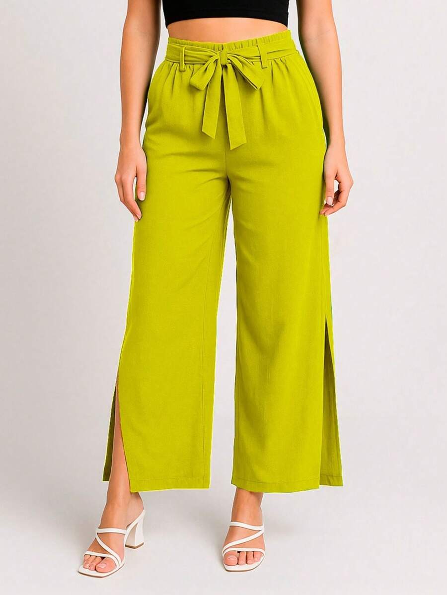 Swisz Women Pants - Yellow - View 1