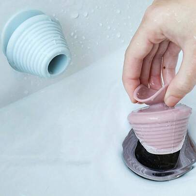 通用浴室浴缸塞厨房洗碗机排水塞带吸盘 - 家用地漏硅橡胶水槽塞 - 防漏塞 - 家用 - 适用于厨房、浴室和洗衣房