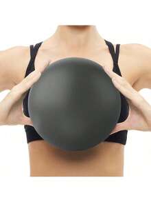 Home Gym Fitness Yoga Ball, Thickened Anti-Burst Ball 25cm, Suitable For Pilates, Prenatal Balance And Stability - Black - View 1