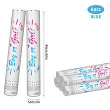 Confetti Popper For Parties - Blue Gender Reveal Confetti To Announce Reveal Parties, Perfect For Celebration Surprises & Photo Moments - Blue - View 8