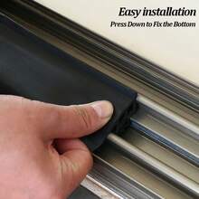 1米铝合金窗户边条挡水条密封条阳台挡水条推拉窗防风防水板