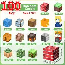 Bộ 50-200 khối xây dựng từ tính, Đồ chơi cảm giác STEM Montessori cho trẻ em, Xây dựng thế giới rừng kho báu, Đồ chơi xếp chồng từ tính sáng tạo, Cải thiện khả năng phối hợp tay mắt và khả năng sáng tạo, Quà tặng sinh nhật/ngày lễ cho bé trai và bé gái từ 3 tuổi trở lên (Màu sắc ngẫu nhiên) - Nhiều màu - Xem 12