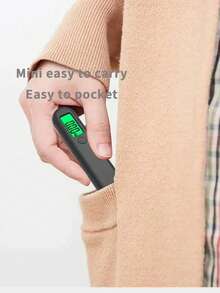 [Hot ]1PC Practical Portable Handheld Scale - Non-Gravity Electronic Scale - Fishing Scale - Digital Electronic Scale - Baggage Scale - LCD Green Background High-Definition Display - 50KG/110LB Large Range - Multiple Function Keys