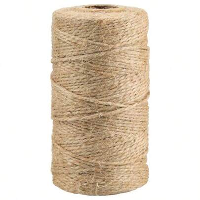 328 Feet Natural Jute Twine Best Arts Crafts Twine Twines Durable Packing String, Brown