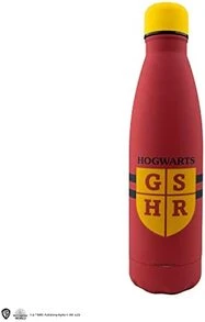 Cinereplicas  - Botella de agua aislada de acero inoxidable de 500 ml  Vamos - Licencia Oficial - Rojo - Ver 1