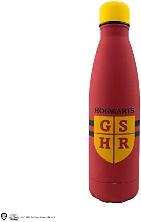 Cinereplicas  - Botella de agua aislada de acero inoxidable de 500 ml  Vamos - Licencia Oficial - Rojo - Ver 1