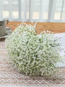 1/3/15/30 Piezas de Flores Artificiales Blancas de Respiración de Bebé. Estas Gypsophila Falsas Ofrecen un Toque Realista. Son Flores Artificiales. Para Arreglos Florales de Bodas, Decoración de Fiestas, Decoración de Cumpleaños, Decoración de Habitaciones, Decoración del Hogar, Decoración al Aire Libre. Decoraciones de Graduación, Plantas, Flores Falsas, Plantas Falsas, Accesorios de Dormitorio, Decoraciones de Boda.