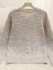 Fondi 女士优雅弹力纽扣开衫 - 高弹面料，休闲至正式场合皆宜，经典女士毛衣 - 柔软长袖圆领轻盈针织，时尚图案，休闲优雅针织衫 | 弹力面料开衫，镂空针织毛衣，秋冬女装，大码女装 - 卡其色 - 查看 2