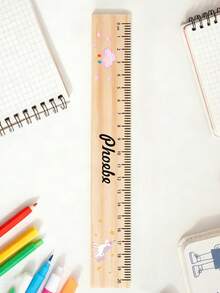 Personalised Wooden Rulers - Teacher Gifts - Laser Engraved 20cm Wooden Ruler, Custom Wooden Ruler,School Enrollment Gifts,Back To School,Personalized School Ruler,First Day Of School Gift,School Supplies.
