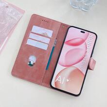 Deer Pattern Shockproof Phone Case With Stand, High-Quality Printed Craftsmanship, Full Set Of Phone Cases Compatible With Galaxy S10/20/21/22/23S24U/A05/A14/A24/A25/A34/A54, Compatible With Redmi Note 14/12/13 Pro, /Compatible With HONOR 70/90/400/X7/X8/X6/X9 Series - Pink - View 3