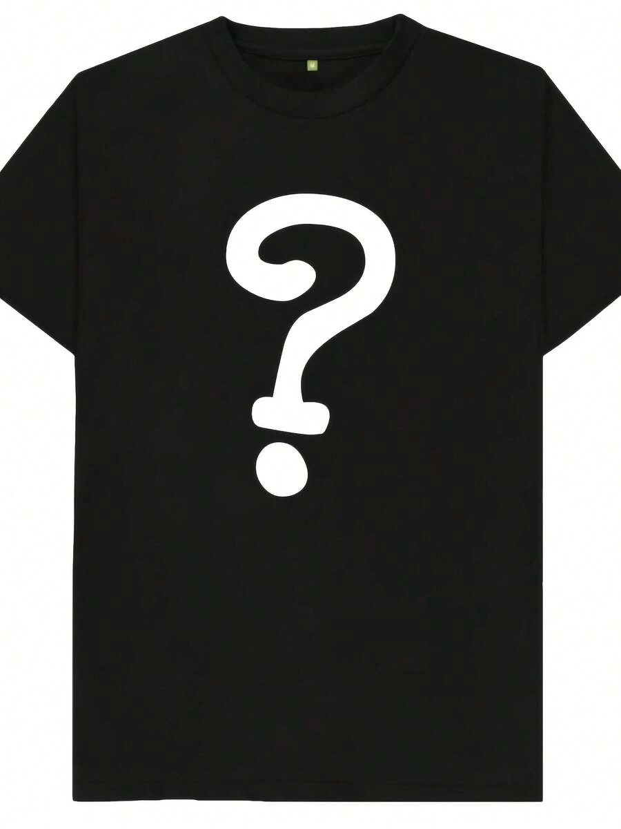 Camiseta con Signo de Interrogación - Estilo27 - Ver 1