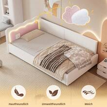 Futons - White + Velvet + 90cm*200cm - View 4