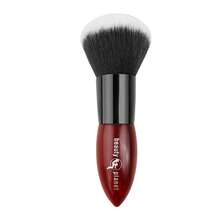 Brochas de maquillaje profesionales de pelo de caballo natural de lujo Beauty Planet para base en polvo y rubor, herramientas cosméticas - Rojo - Ver 8