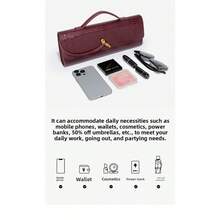 Schlangenmuster Clutch Tasche Akkordeon Tasche horizontaler Stil leicht luxuriöse kleine quadratische Tasche Handtasche Schulter Umhängetasche Abendtasche - W1893#Schwarz - Übersicht 3