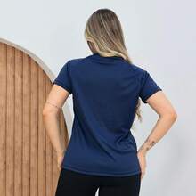 Kit 4 Basic Dry Fit Women's T-Shirts Gym Workout Blouse