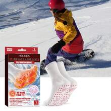 Ionic Massage Socks For Winter Outdoor Sports Cold And Windproof Warm Foot Care Massage Socks Winter Outdoor Warm Foot Skin Friendly Breathable Comfortable Warm Body Highly Caring Massage Socks - 白色 - 查看 1