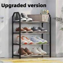 Sapateira leve e luxuosa, simples, econômica e atraente para uso interno, organizadora de entrada, sapateira multicamadas para quarto