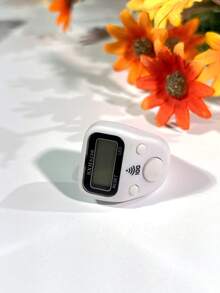 LED Finger Counter With Night Light Indicator, Silicone Material, High Quality, Hundred Reminder Function, 3 Buttons For Counting, Reset, Backlight Display, Convenient Ring Counter For Praying, Knitting, Fitness Tracking And More