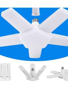 Lámpara de Techo Plegable con Bombilla LED en Forma de Abanico LE040 - Blanco - Ver 2