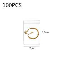 Clear PVC Plastic Jewelry Bags Wanfoou 100Pcs Jewelry Bags Small SelfSealing Plastic Zip Clear Bags PVC Transparent Lock Bag For Storing Bracelets Rings Earrings Ziplock Pouch 7x10cm